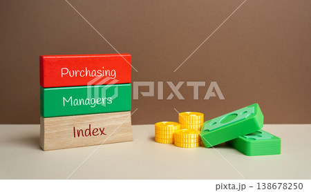 Purchasing Managers Index PMI. Economic indicator measuring the activity level of purchasing managers in the manufacturing and service sectors, reflecting business conditions and economic trends. Purchasing Managers Index PMI. Economic indicator measuring the activity level of purchasing managers in the manufacturing and service sectors, reflecting business conditions and economic trends. 138678250