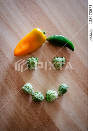 野菜でスマイル　芽キャベツ 138678671