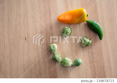 野菜でスマイル　芽キャベツ 138678713