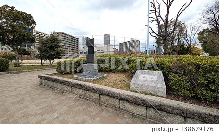 大阪西区千代崎の松島公園と松島公園軟式野球場 138679176
