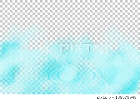 Watercolor-style background material with a light blue water image Watercolor-style background material with a light blue water image 138679949