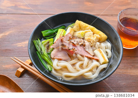鴨と焼き葱と揚げのおうどん 鴨と焼き葱と揚げのおうどん 138681034