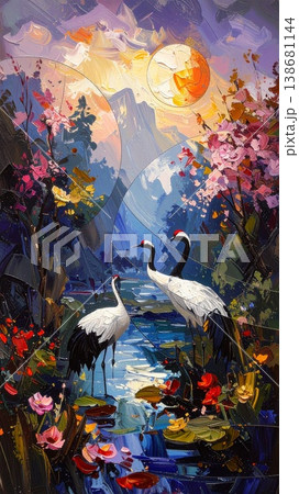 wild birds in the forest 138681144