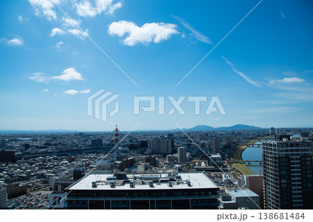 新潟市メディアシップ展望台から望む景色(新潟県庁方面) 新潟市メディアシップ展望台から望む景色(新潟県庁方面) 138681484