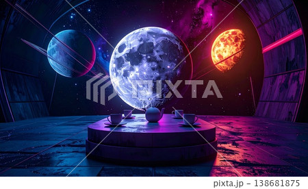 planet in space 138681875