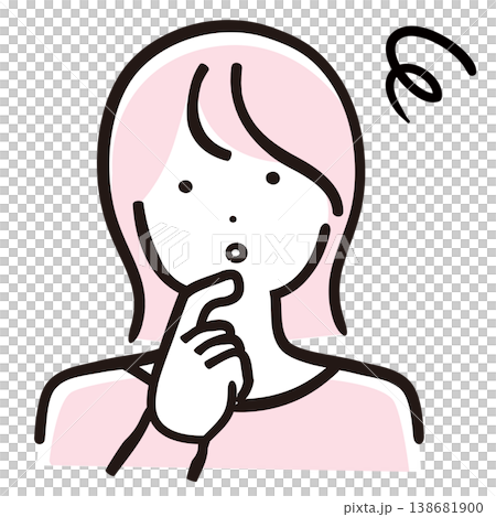 一幅簡單的線條畫,描繪了一位憂心忡忡、沉思的母親。 一幅簡單的線條畫,描繪了一位憂心忡忡、沉思的母親。 138681900