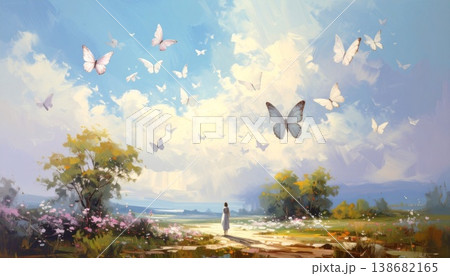 seagulls flying over the sea seagulls flying over the sea 138682165