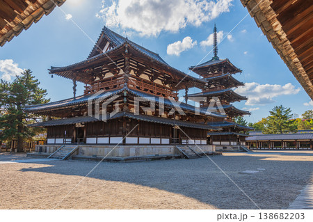 ユネスコ世界遺産 奈良県斑鳩の里 国宝法隆寺 聖徳太子 ユネスコ世界遺産 奈良県斑鳩の里 国宝法隆寺 聖徳太子 138682203