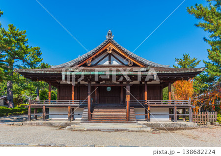 ユネスコ世界遺産　奈良県斑鳩の里　国宝法隆寺　聖徳太子 138682224