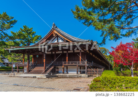 ユネスコ世界遺産　奈良県斑鳩の里　国宝法隆寺　聖徳太子 138682225