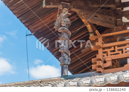 ユネスコ世界遺産　奈良県斑鳩の里　国宝法隆寺　聖徳太子 138682240