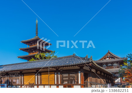 ユネスコ世界遺産 奈良県斑鳩の里 国宝法隆寺 聖徳太子 ユネスコ世界遺産 奈良県斑鳩の里 国宝法隆寺 聖徳太子 138682251