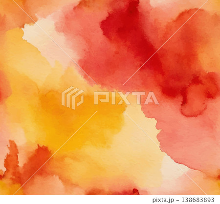 Abstract Watercolor Texture in Warm Colors. Abstract Watercolor Texture in Warm Colors. 138683893