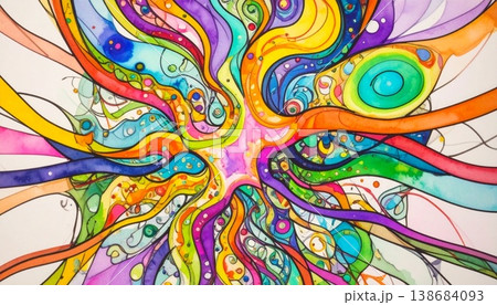 abstract fractal pattern of lines 138684093
