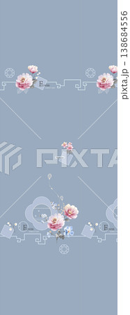 Collection of elegant soft focus watercolor floral and foliage seamless patterns Collection of elegant soft focus watercolor floral and foliage seamless patterns 138684556