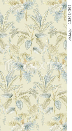 Collection of elegant soft focus watercolor floral and foliage seamless patterns Collection of elegant soft focus watercolor floral and foliage seamless patterns 138684563