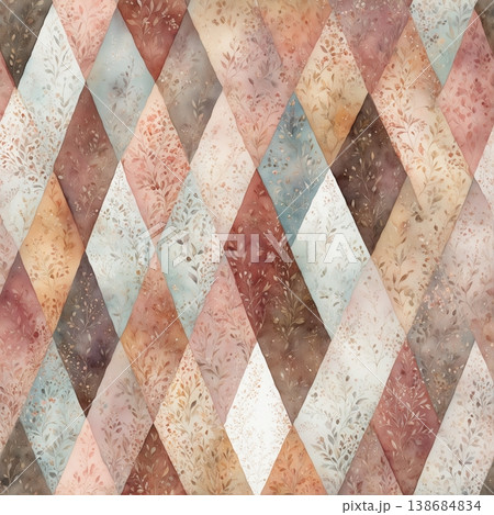Collection of elegant soft focus watercolor floral and foliage seamless patterns Collection of elegant soft focus watercolor floral and foliage seamless patterns 138684834