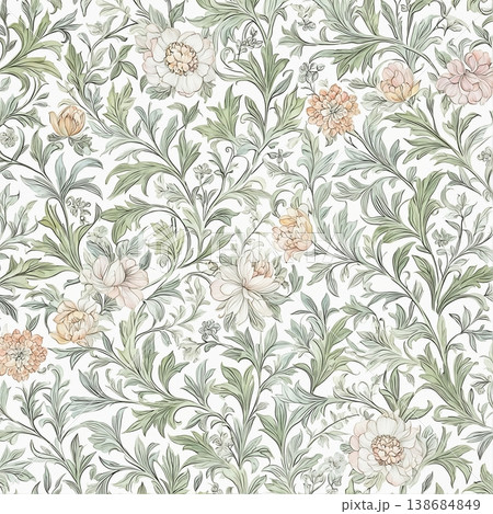 Collection of elegant soft focus watercolor floral and foliage seamless patterns Collection of elegant soft focus watercolor floral and foliage seamless patterns 138684849