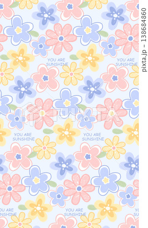 Collection of elegant soft focus watercolor floral and foliage seamless patterns Collection of elegant soft focus watercolor floral and foliage seamless patterns 138684860