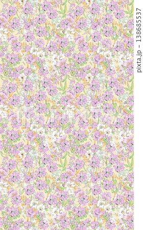 Collection of elegant vintage nature inspired seamless patterns with soft muted tones Collection of elegant vintage nature inspired seamless patterns with soft muted tones 138685537