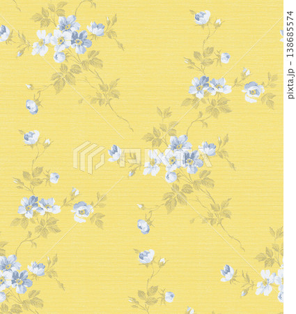 Collection of elegant vintage nature inspired seamless patterns with soft muted tones 138685574