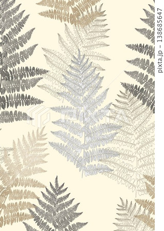 Collection of elegant vintage nature inspired seamless patterns with soft muted tones Collection of elegant vintage nature inspired seamless patterns with soft muted tones 138685647