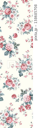 Collection of elegant traditional Chinese botanical and cultural seamless patterns 138685708
