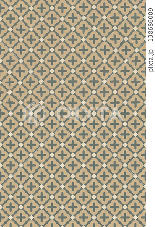 Collection of elegant vintage watercolor floral seamless patterns with soft muted tones 138686009