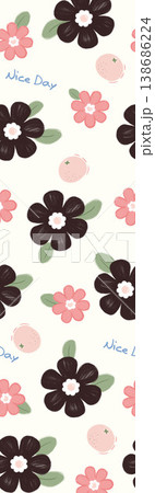 Collection of cute kawaii puppy and baby animal nursery illustrations and patterns 138686224