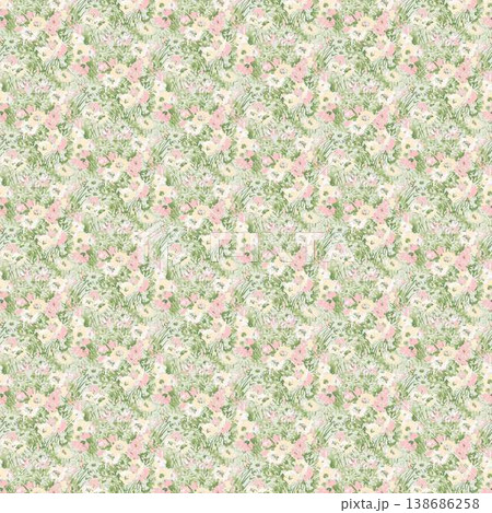 Collection of cute kawaii puppy and baby animal nursery illustrations and patterns 138686258
