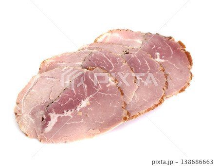 slice of pork in studio slice of pork in studio 138686663
