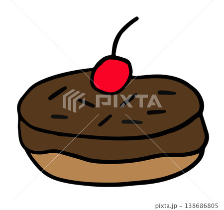 Hand drawn chocolate cupcake for sweet dessert, bakery, vegan, pastry, cake shop, menu, cafe, recipe, restaurant, baking book, department store, gourmet, sticker, office snack, lunch, muffin, sugar Hand drawn chocolate cupcake for sweet dessert, bakery, vegan, pastry, cake shop, menu, cafe, recipe, restaurant, baking book, department store, gourmet, sticker, office snack, lunch, muffin, sugar 138686805