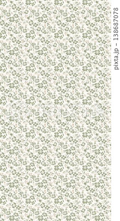 Collection of cute baby nursery seamless patterns with soft pastel tones and tiny motifs 138687078