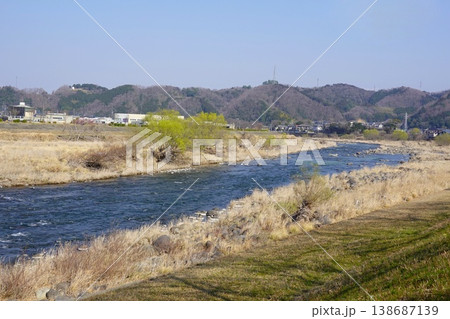 狩野川 修善寺付近 冬の風景 静岡県 狩野川 修善寺付近 冬の風景 静岡県 138687139