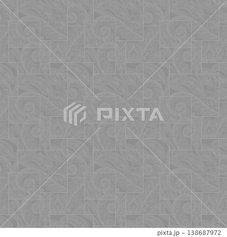 Collection of elegant vintage watercolor floral seamless patterns with soft muted tones 138687972