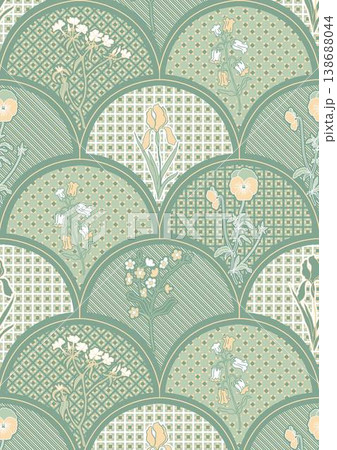 Collection of elegant vintage watercolor floral seamless patterns with soft muted tones Collection of elegant vintage watercolor floral seamless patterns with soft muted tones 138688044