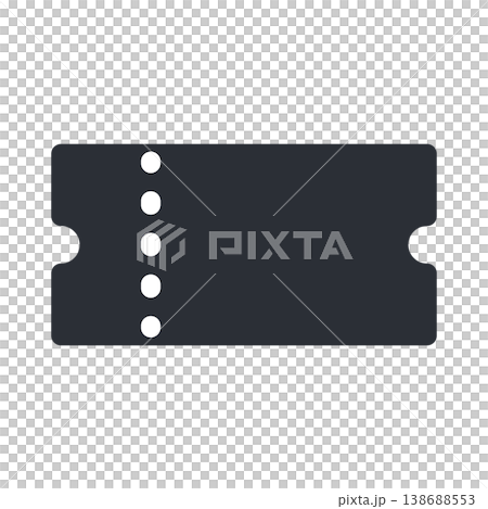 Simple monochrome icon material for discount coupons Simple monochrome icon material for discount coupons 138688553