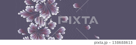 Collection of elegant vintage floral and toile de jouy seamless patterns with muted tones 138688613