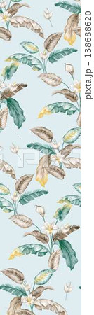 Collection of elegant vintage floral and toile de jouy seamless patterns with muted tones 138688620