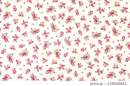 Collection of elegant vintage floral and toile de jouy seamless patterns with muted tones 138688661