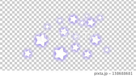 A cute star that glows purple, against a white background. A cute star that glows purple, against a white background. 138688681