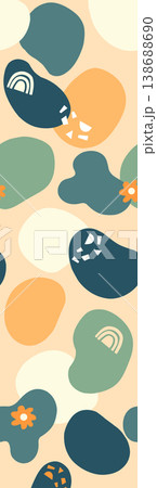 Collection of vibrant bohemian and delicate floral seamless patterns with diverse color palettes 138688690