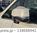 ホワイトパールのミニバン用サイドミラー 138688942