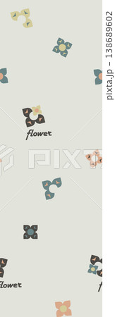 Collection of delicate vintage botanical seamless patterns with soft muted tones Collection of delicate vintage botanical seamless patterns with soft muted tones 138689602