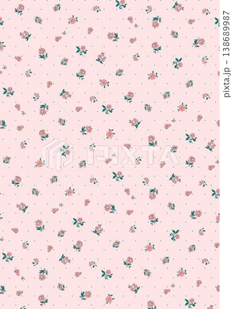 Collection of vibrant bohemian and delicate floral seamless patterns with diverse color palettes 138689987