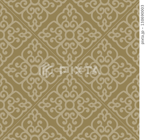 Collection of vibrant bohemian and delicate floral seamless patterns with diverse color palettes 138690003