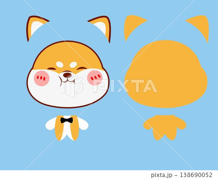 Collection of cute kawaii baby animal and nursery seamless patterns with soft pastel tones 138690052