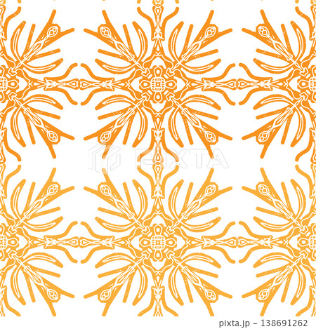 vector seamless pattern with mandala shape vector seamless pattern with mandala shape 138691262