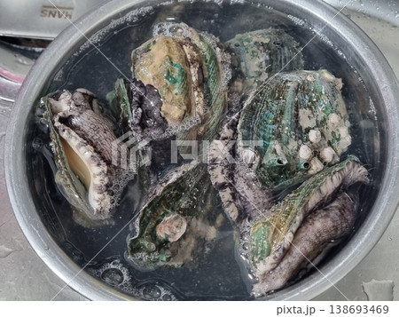 high quality fresh raw abalone high quality fresh raw abalone 138693469