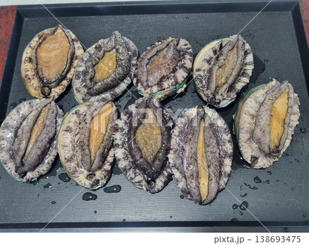 high quality fresh raw abalone 138693475